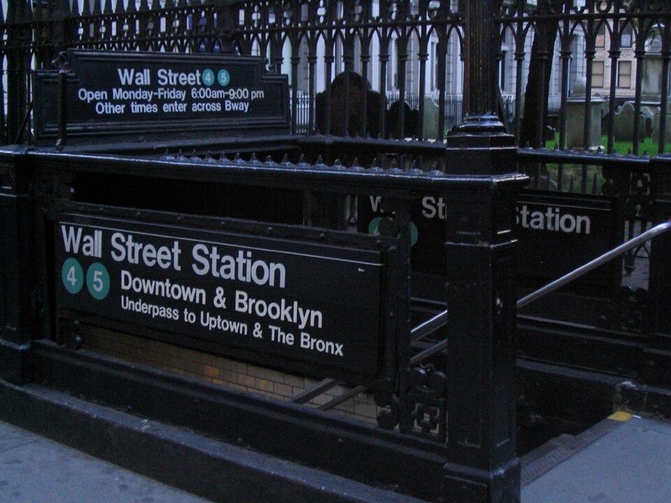 Photograph of Wall Street