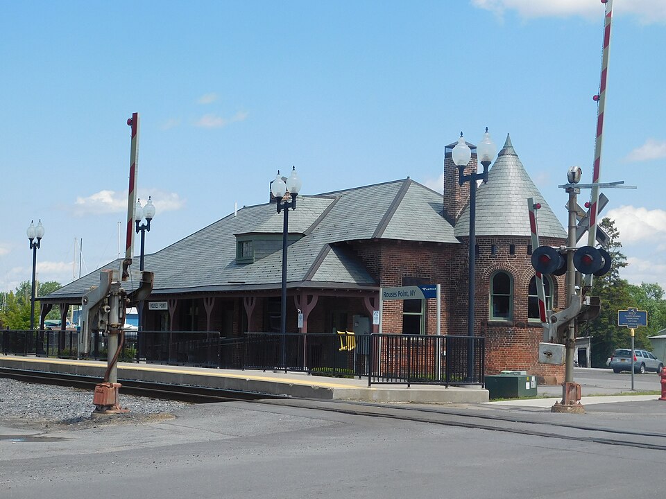 Photograph of Rouses Point station