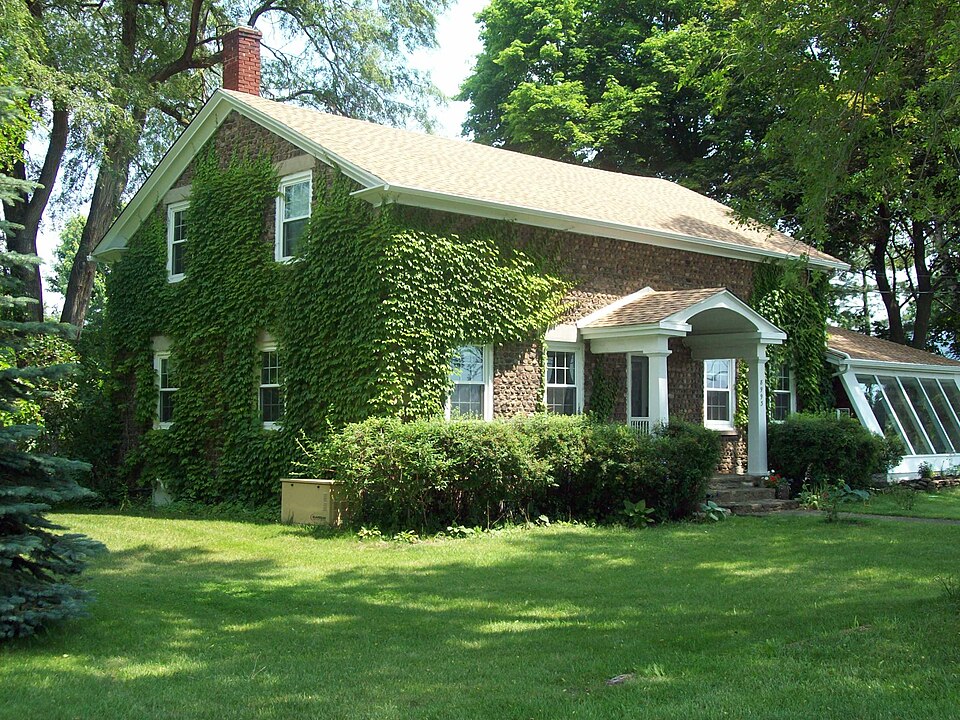 Photograph of Harrington Cobblestone Farmhouse and Barn Complex