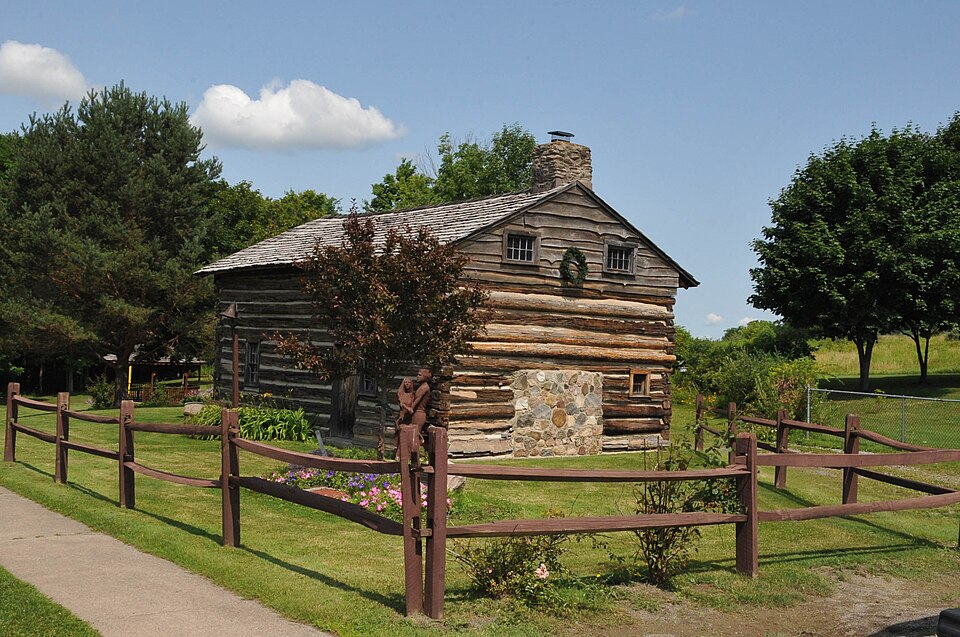 Photograph of Kellerman Log Cabin