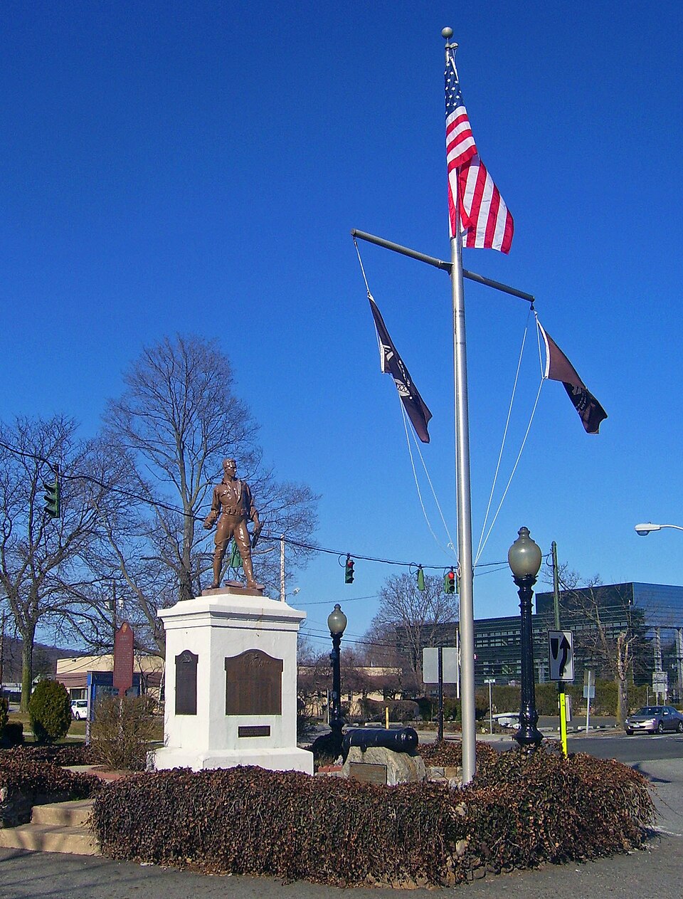 Photograph of Washington Avenue Soldier's Monument and Triangle