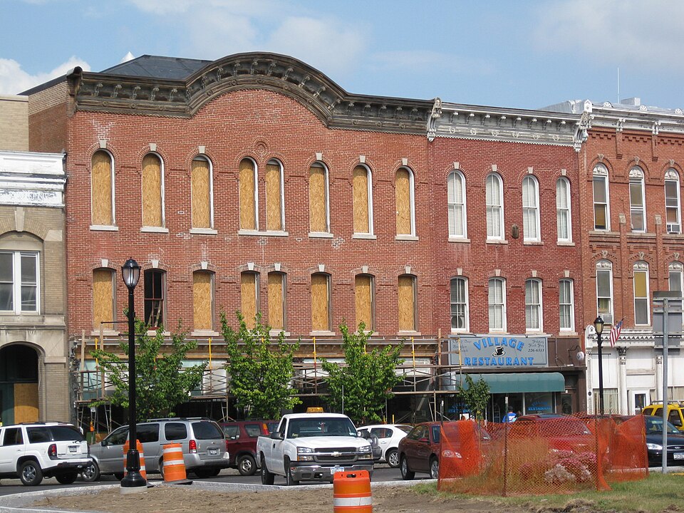 Photograph of Hall's Opera Block