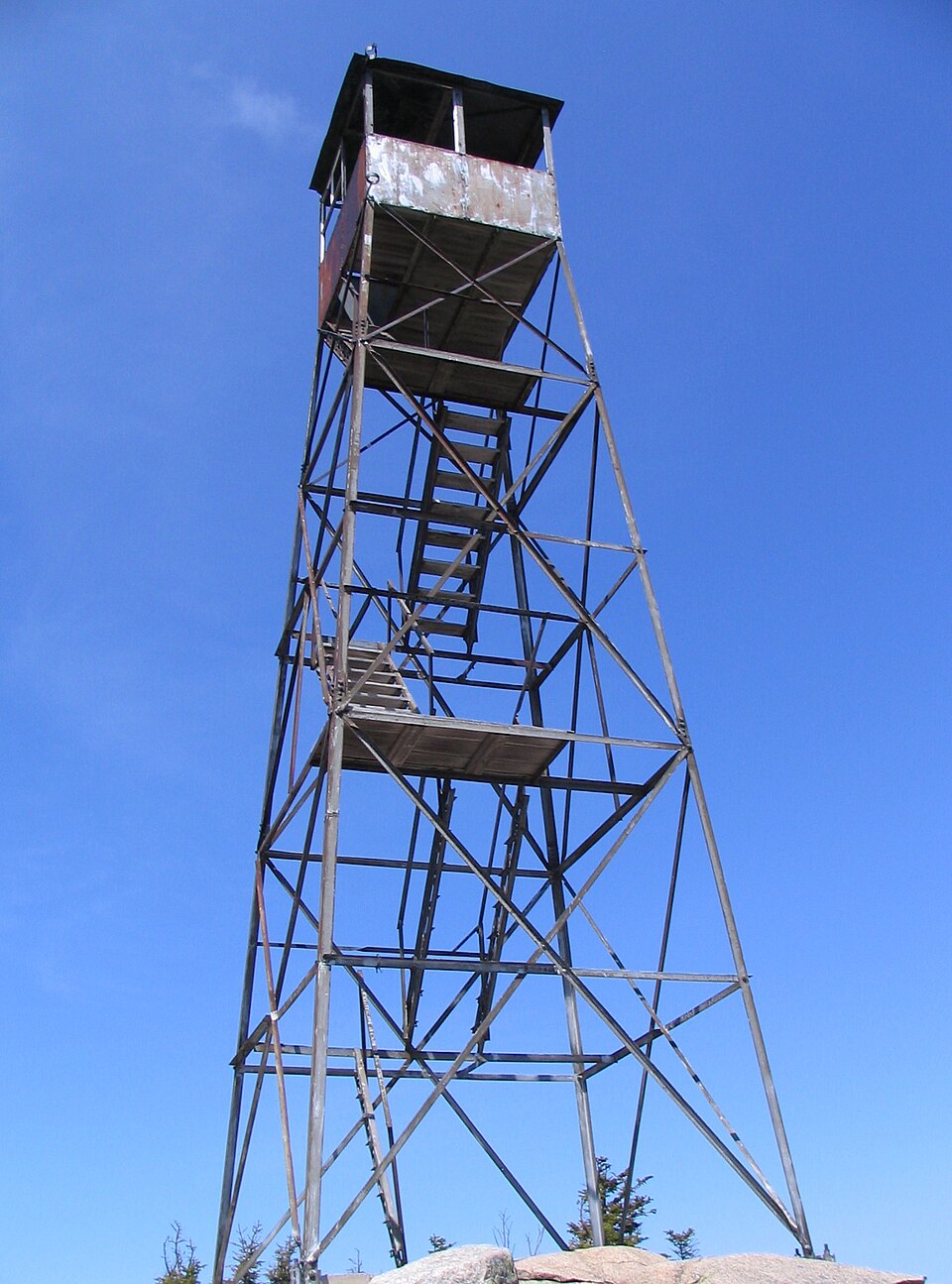 Photograph of Hurricane Mountain Fire Observation Station