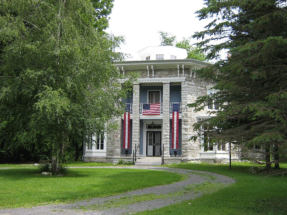 Photograph of Yale-Cady Octagon House and Yale Lock Factory Site