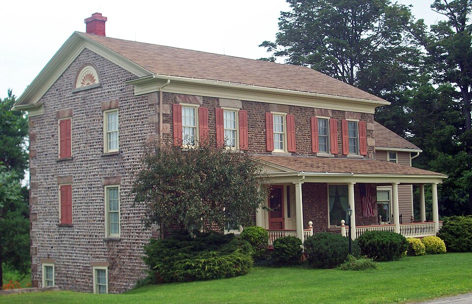 Photograph of John Shelp Cobblestone House