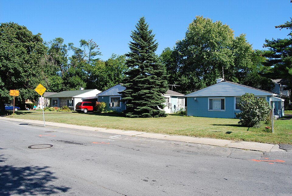 Photograph of Lustron Houses of Jermain Street Historic District