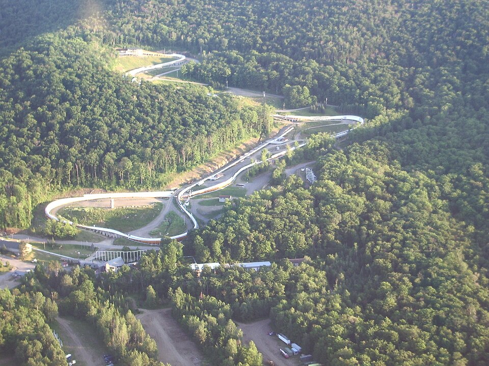 Photograph of Mt. Van Hoevenberg Olympic Bobsled Run
