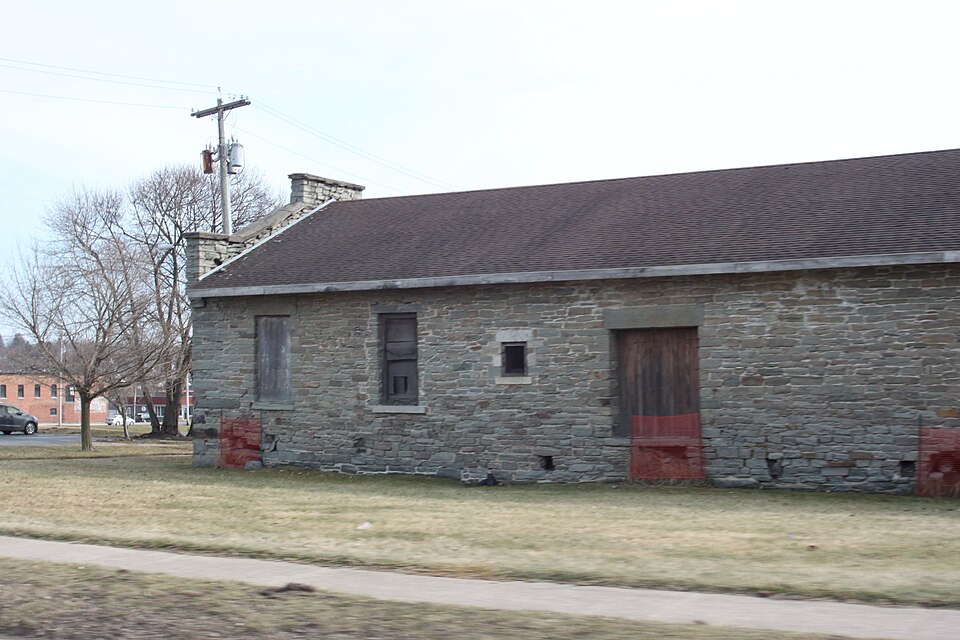 Photograph of Oswego and Syracuse Railroad Freight House