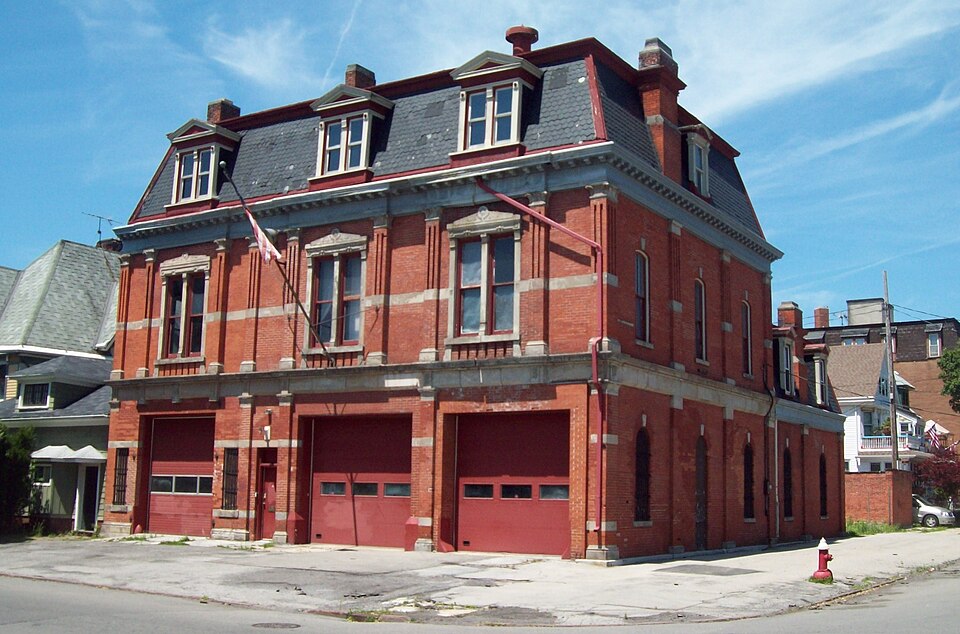 Photograph of Engine House No. 2 and Hook and Ladder No. 9