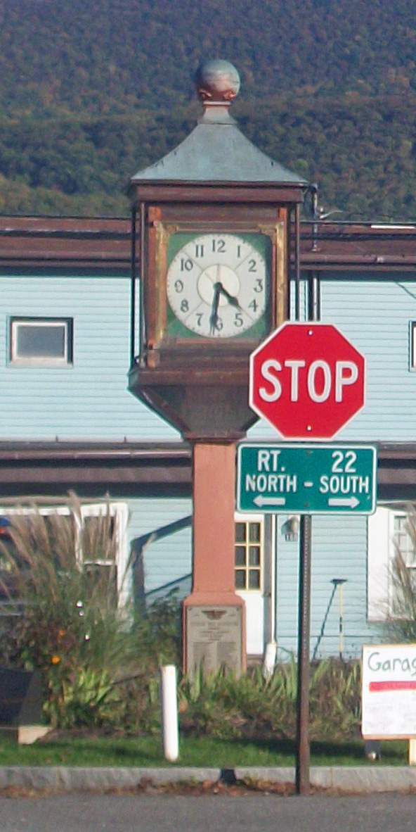 Photograph of Copake Memorial Clock