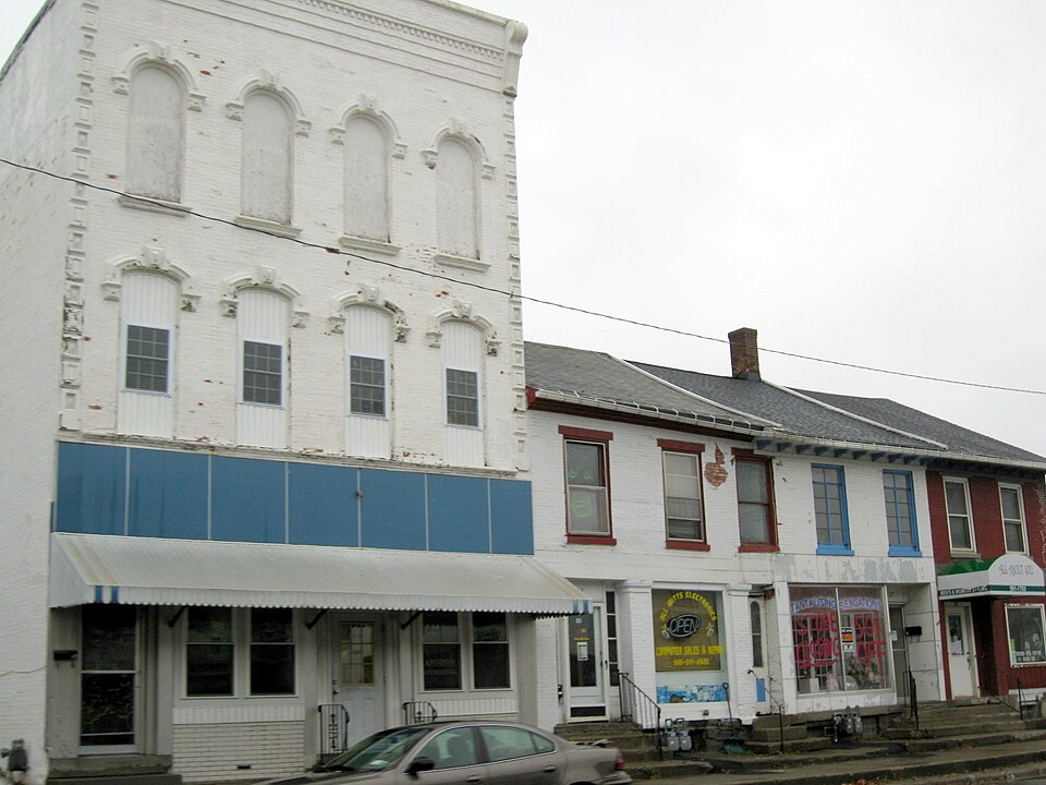 Photograph of Attica Market and Main Historic District