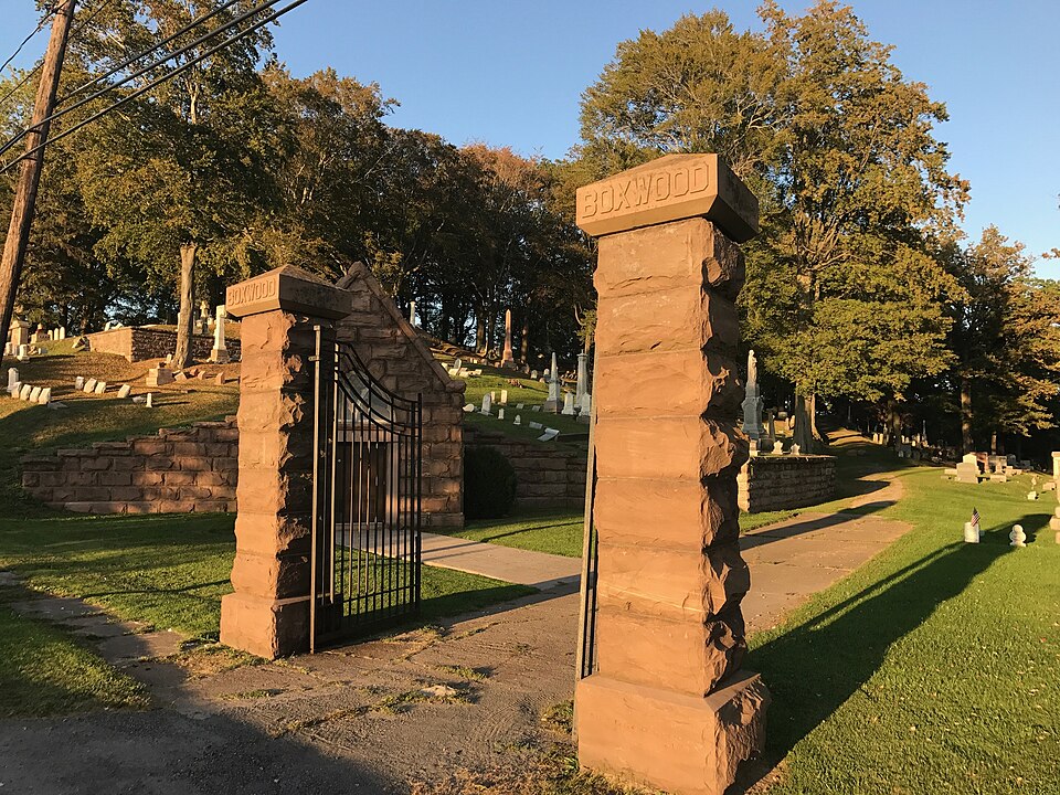 Photograph of Boxwood Cemetery