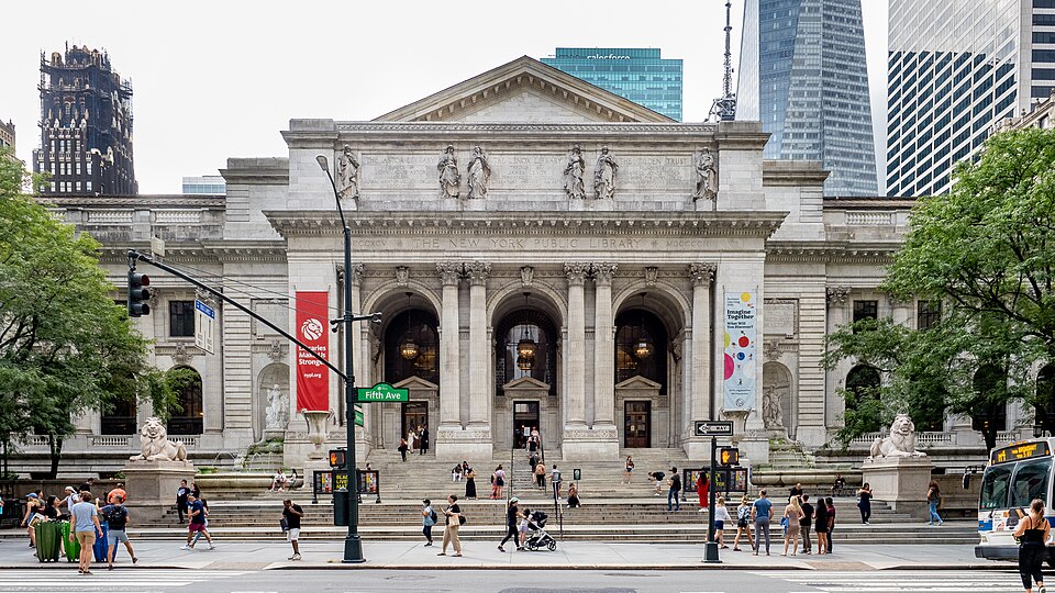 Photograph of New York Public Library Main Branch