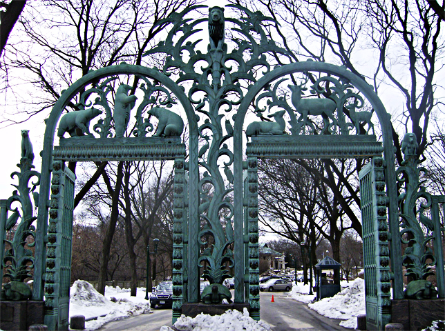 Photograph of Rainey Memorial Gates
