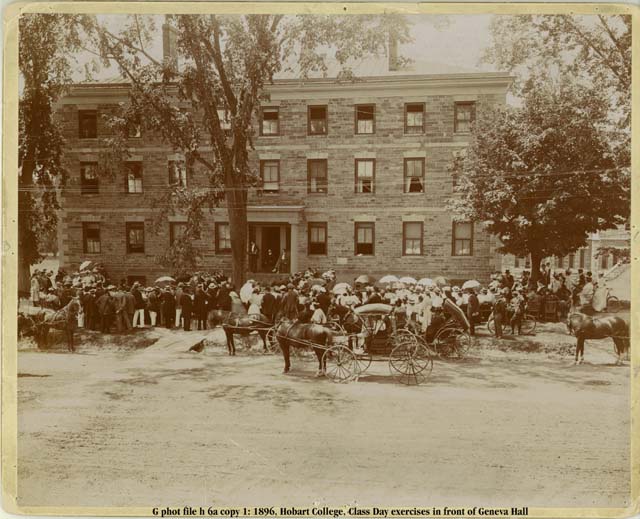 Photograph of Geneva Hall and Trinity Hall, Hobart & William Smith College