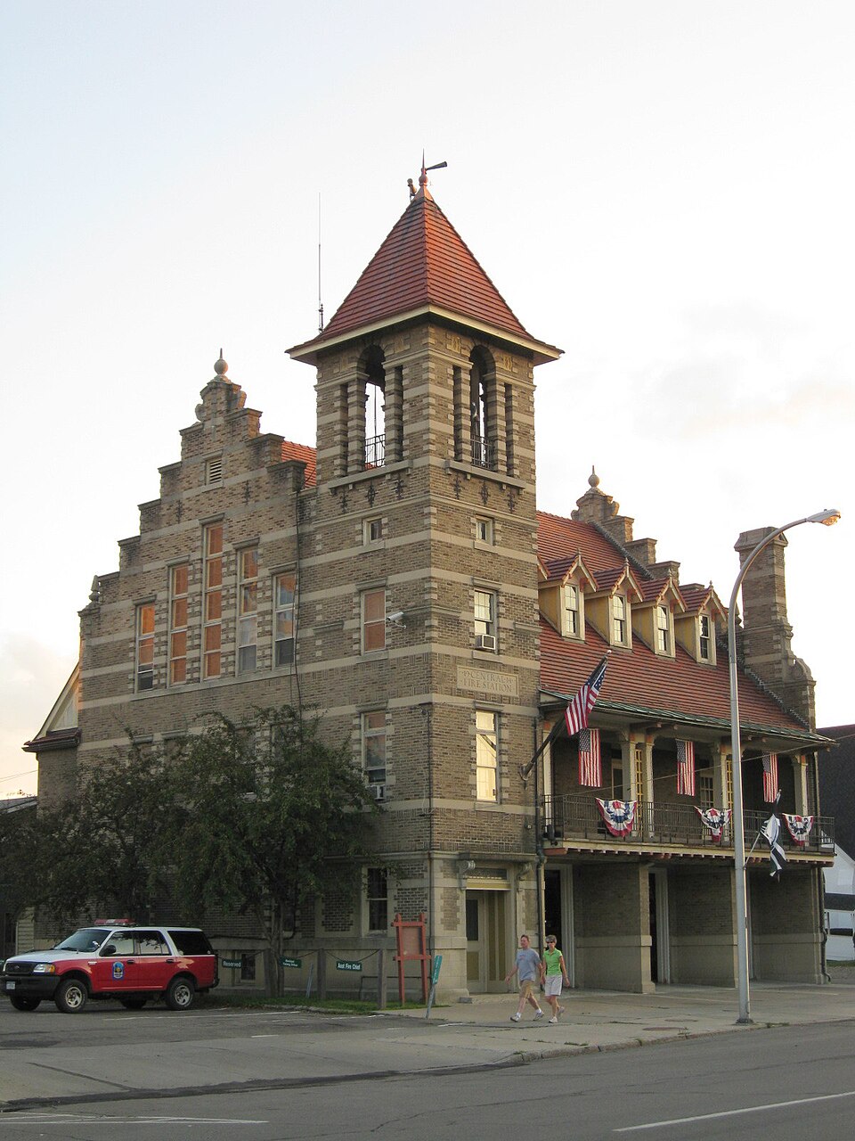 Photograph of Cortland Fire Headquarters