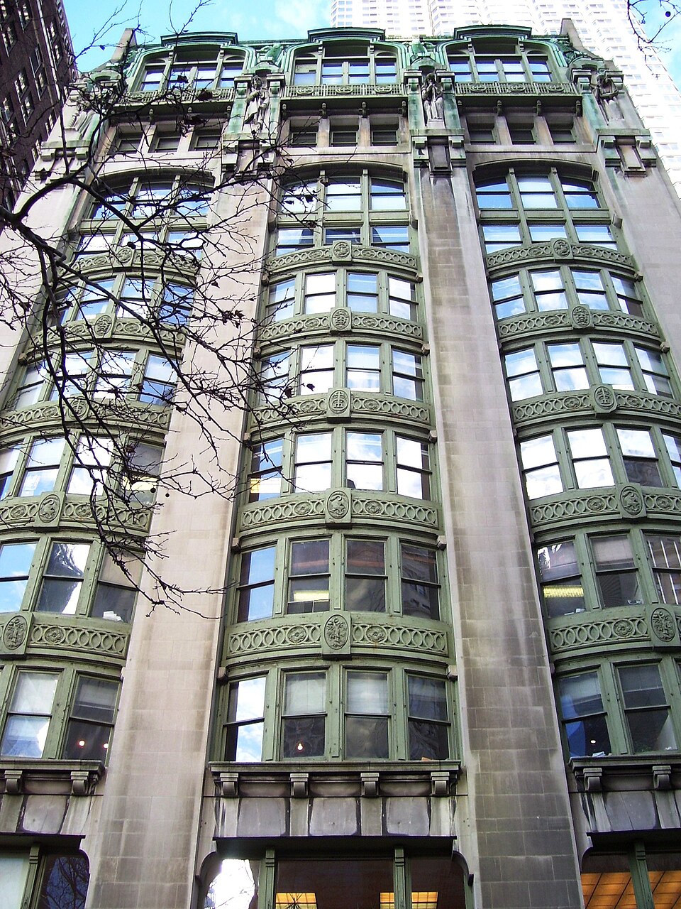 Photograph of Old New York Evening Post Building