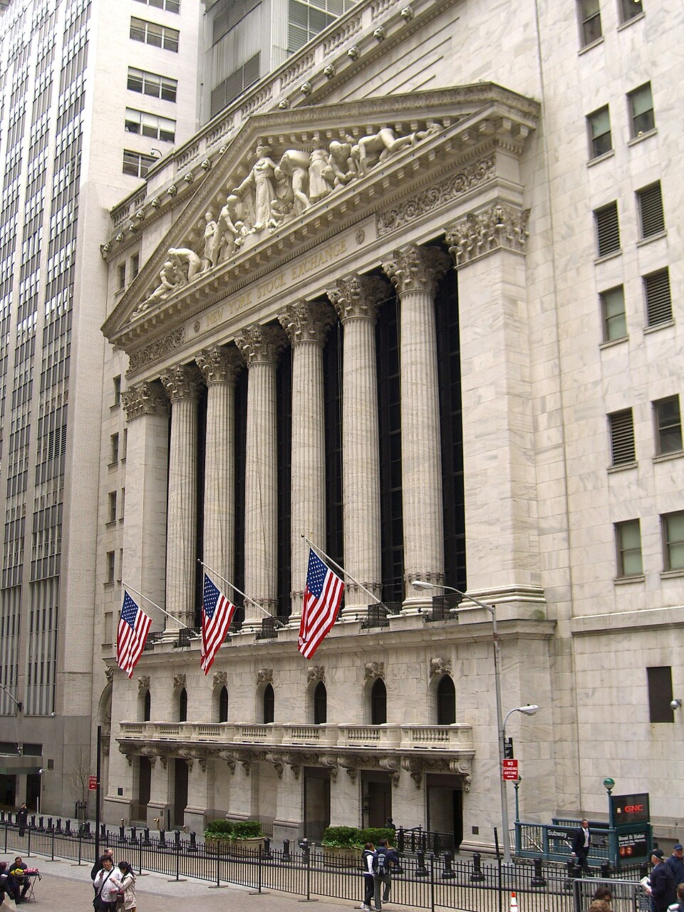 Photograph of New York Stock Exchange Building