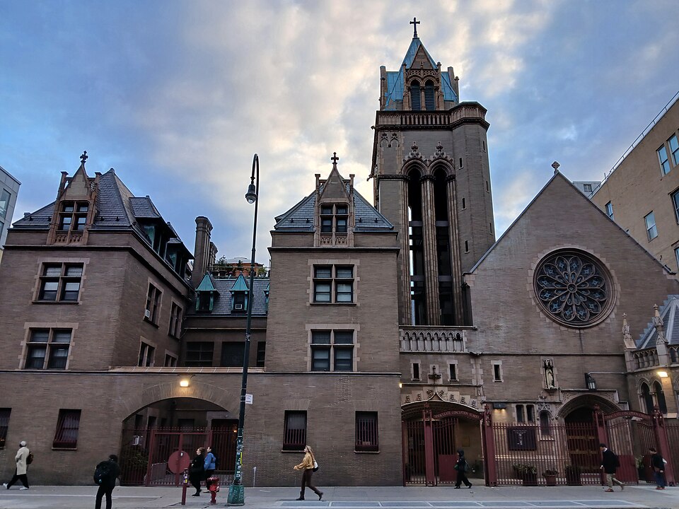 Photograph of Church of the Immaculate Conception and Clergy Houses
