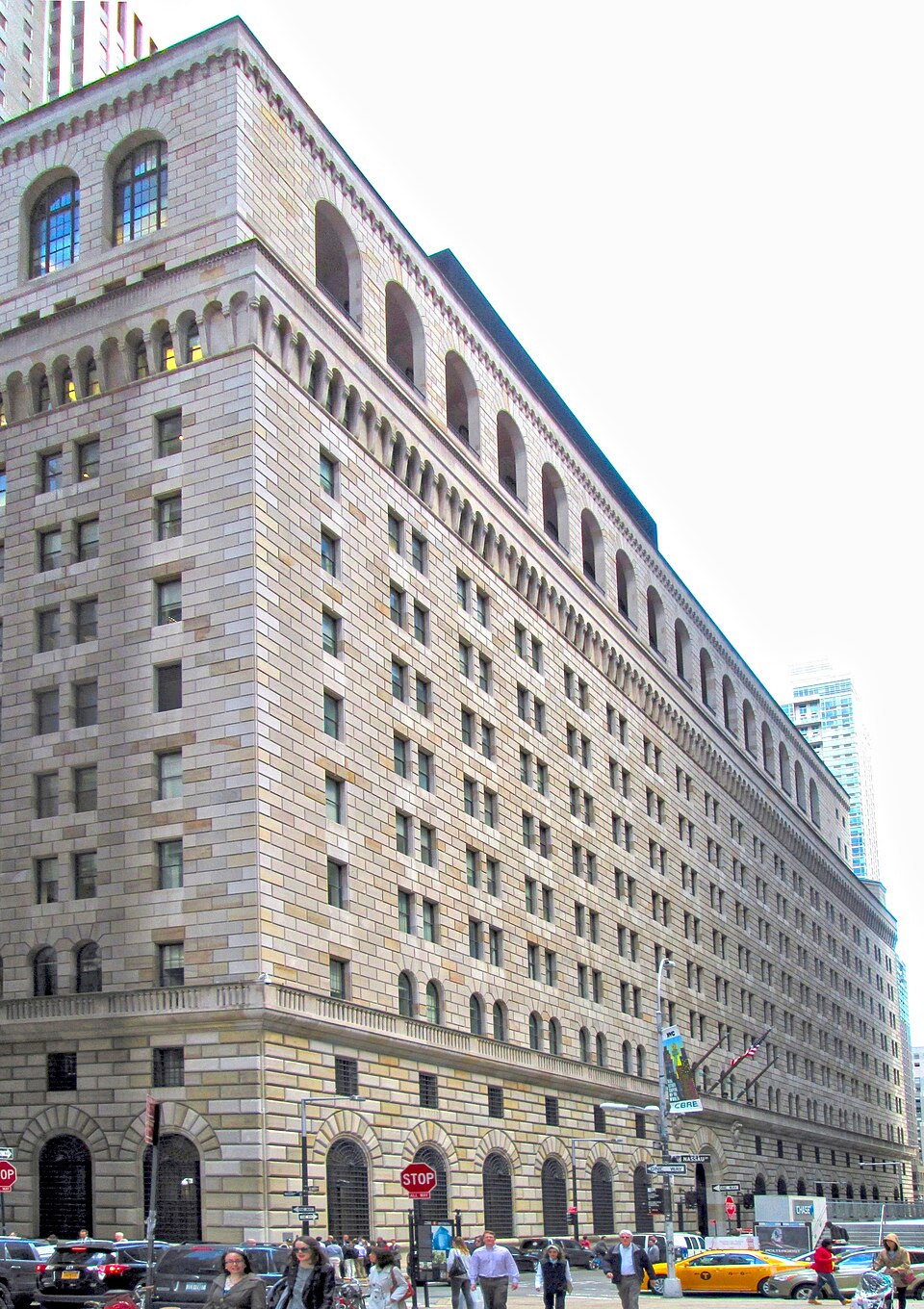 Photograph of Federal Reserve Bank of New York Building