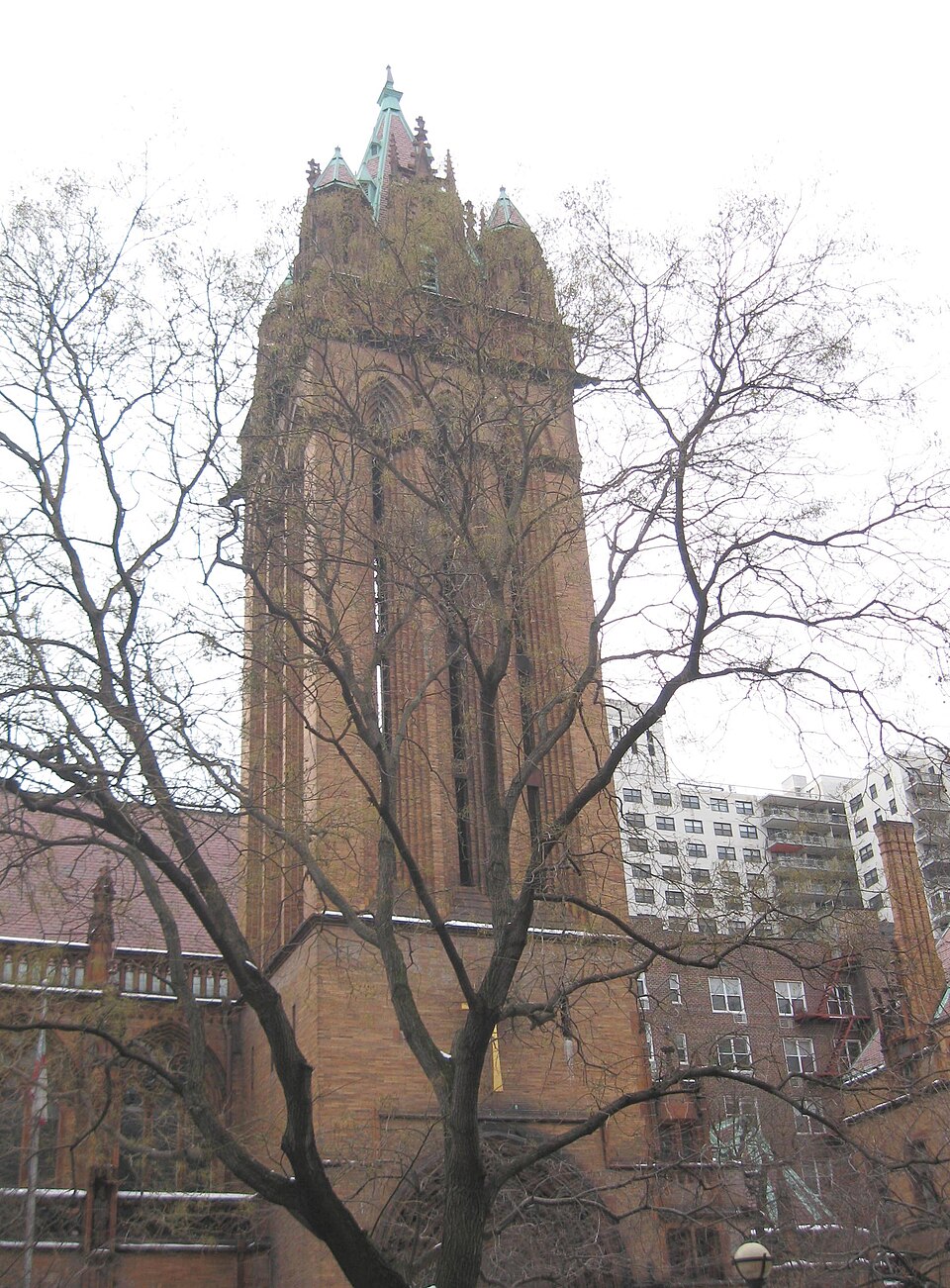 Photograph of Holy Trinity Church, St. Christopher House and Parsonage
