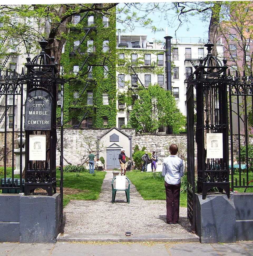 Photograph of New York City Marble Cemetery