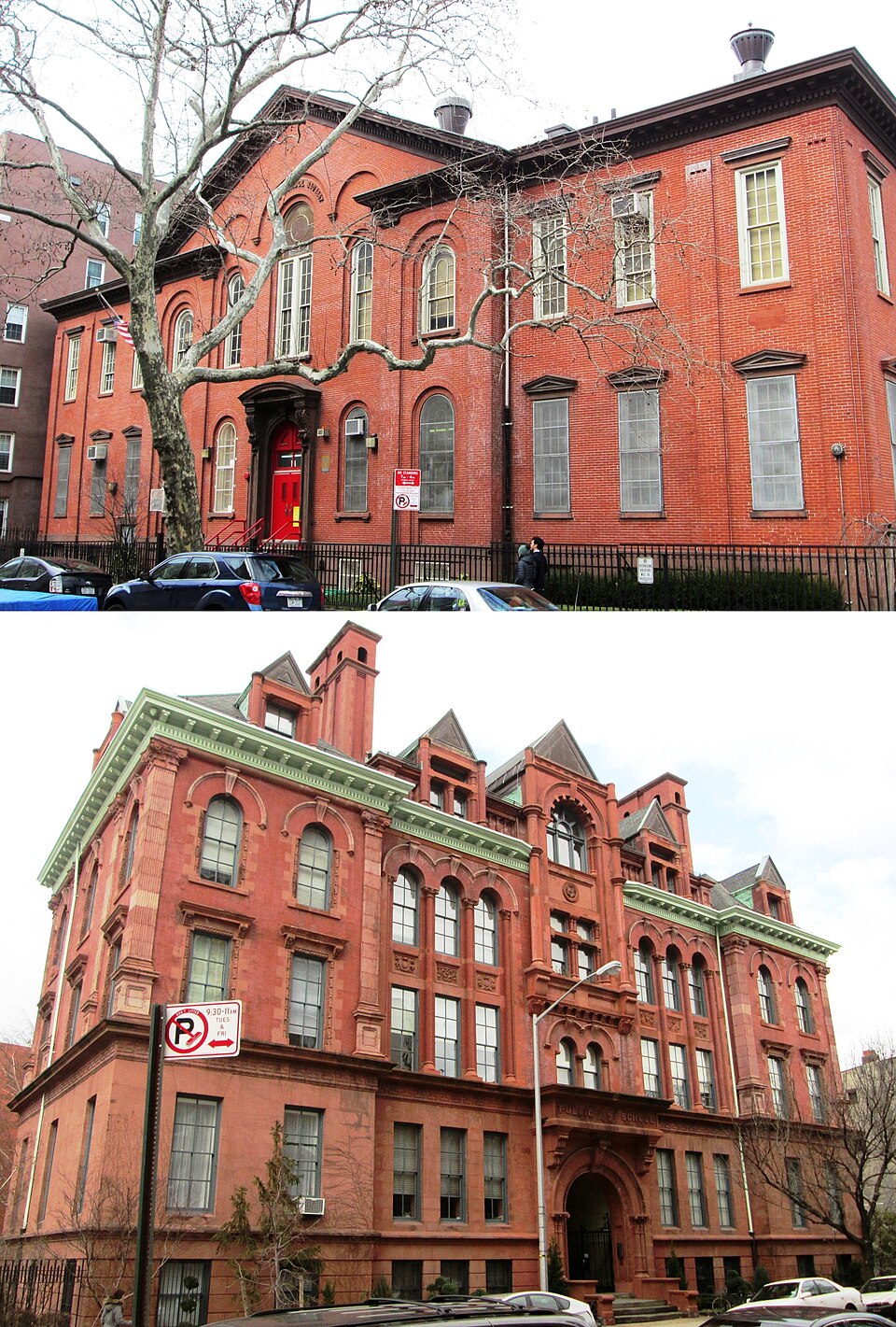 Photograph of Public School 9 and Public School 9 Annex