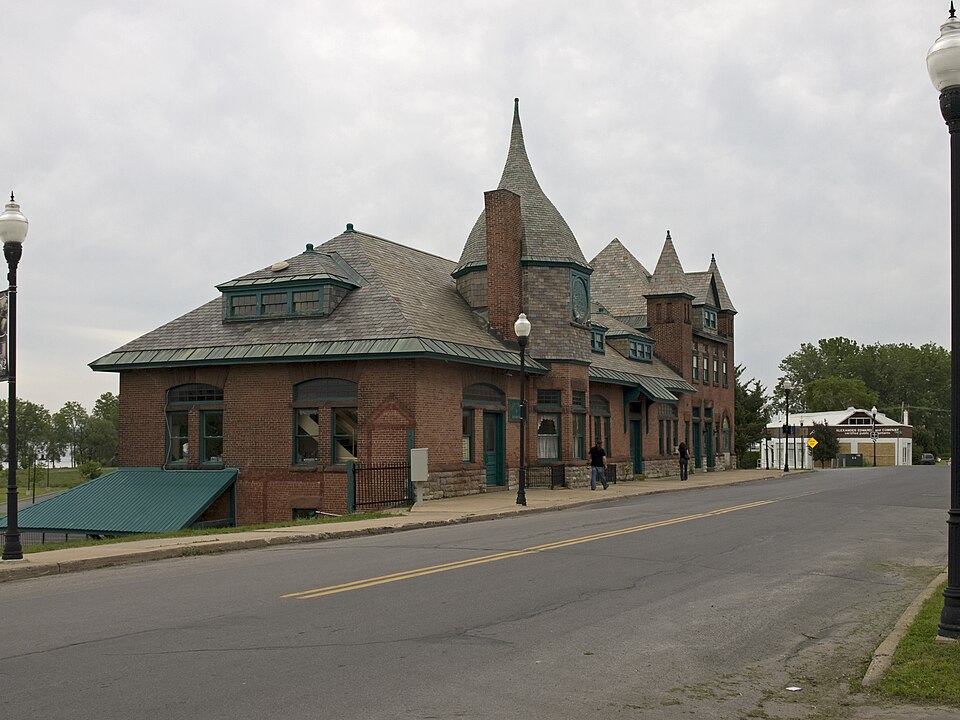 Photograph of Plattsburgh station