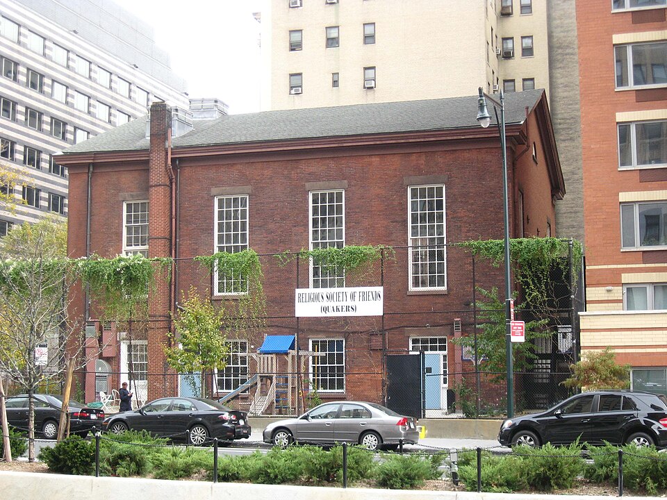 Photograph of Friends Meetinghouse and School