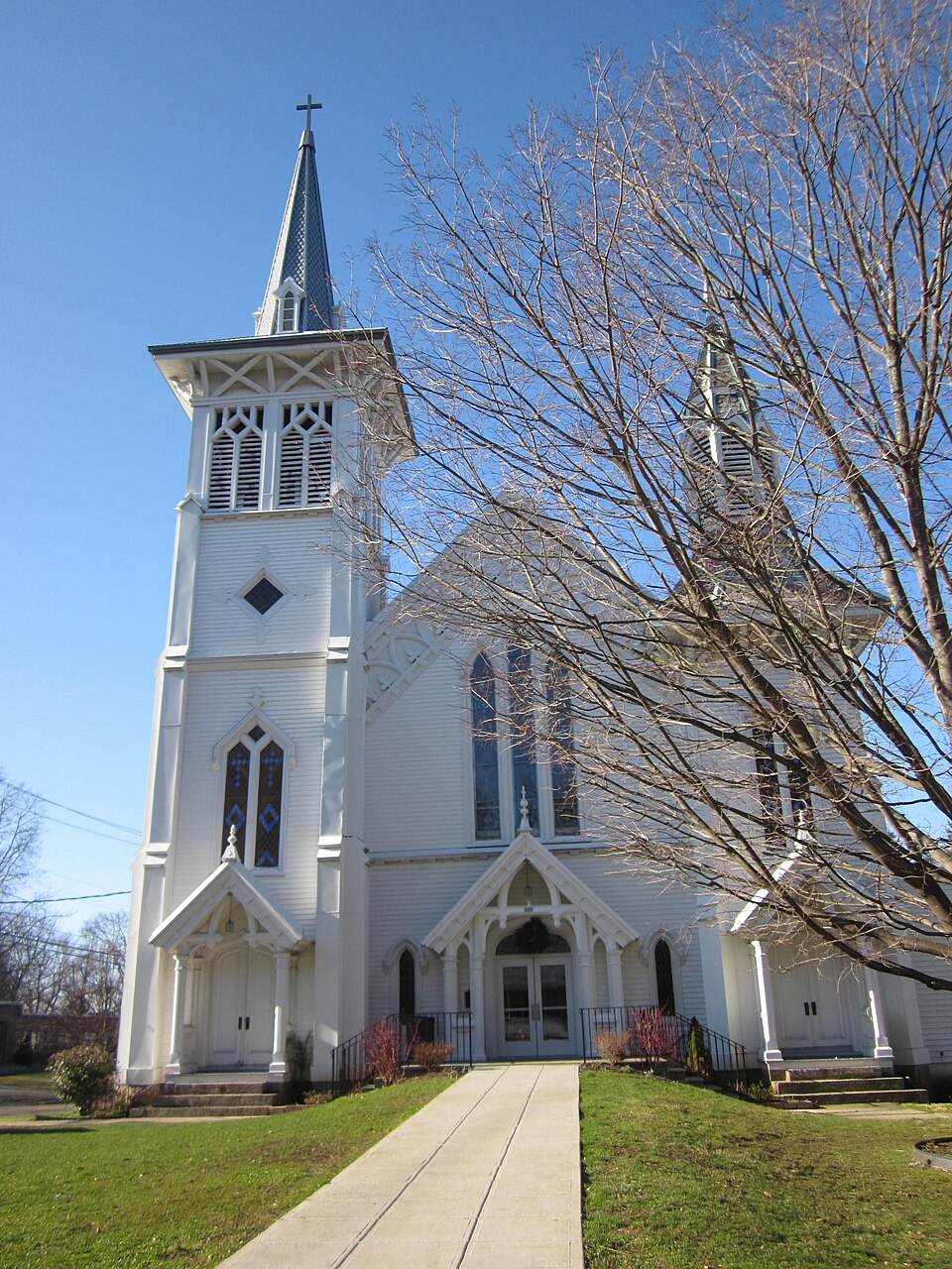 Photograph of United Methodist Church and Parsonage