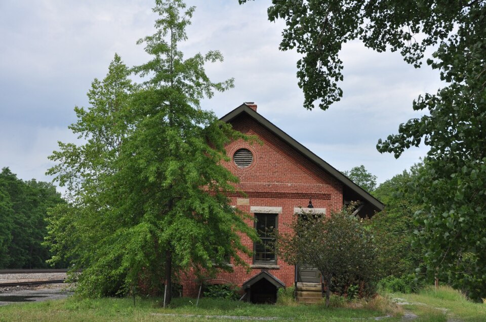 Photograph of Lake Shore & Michigan Southern Freight Depot