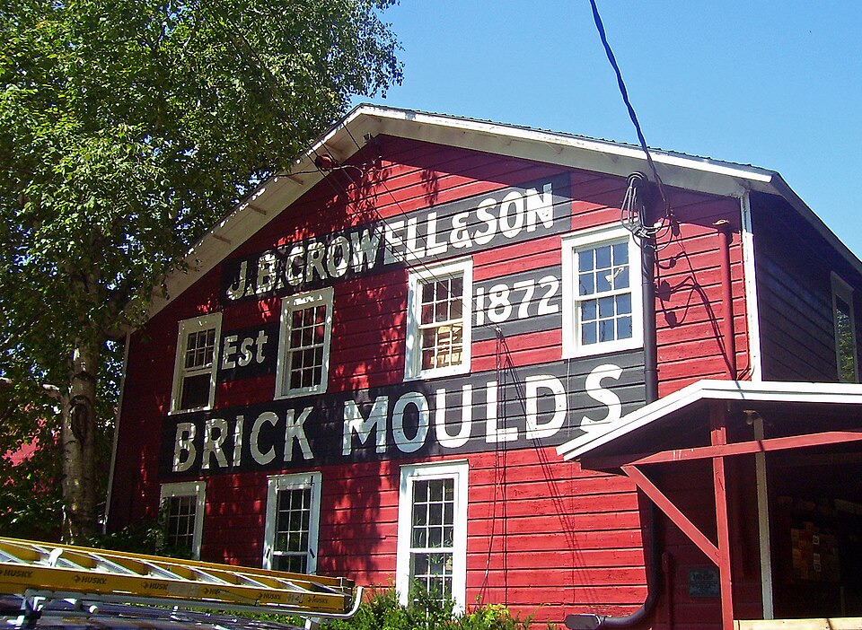 Photograph of J. B. Crowell and Son Brick Mould Mill Complex