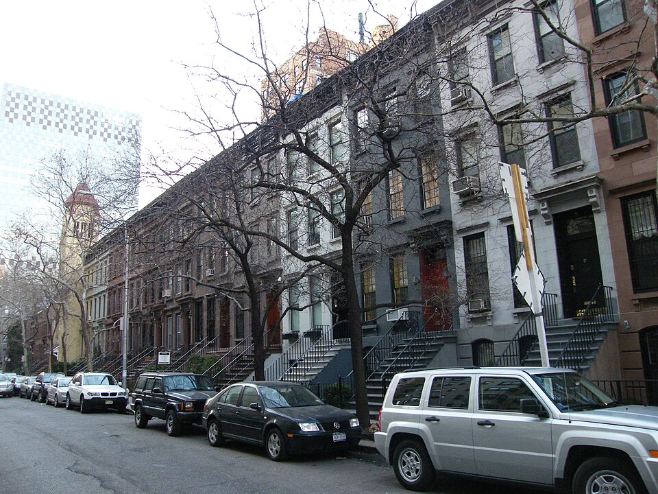 Photograph of Rowhouses at 322-344 East 69th Street