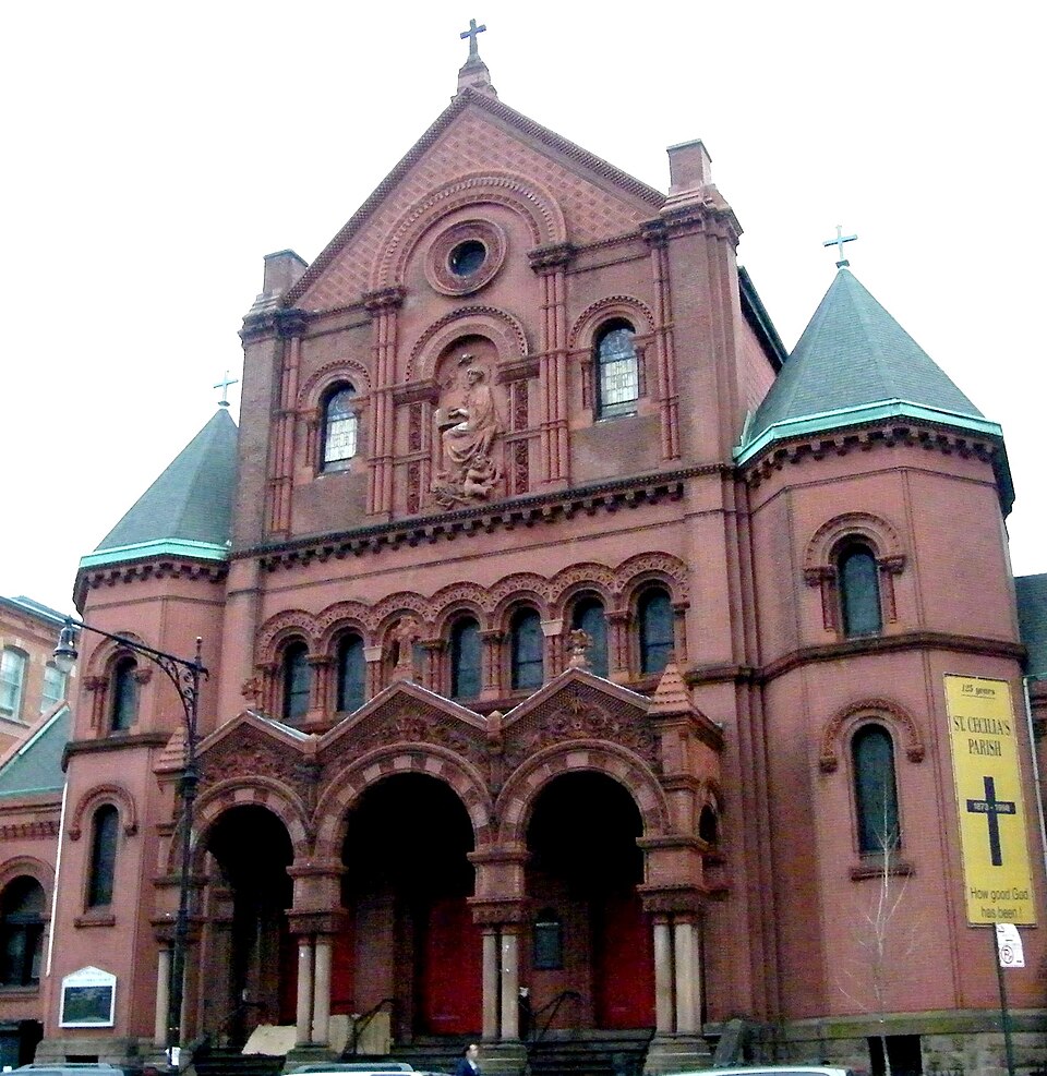 Photograph of St. Cecilia's Church and Convent