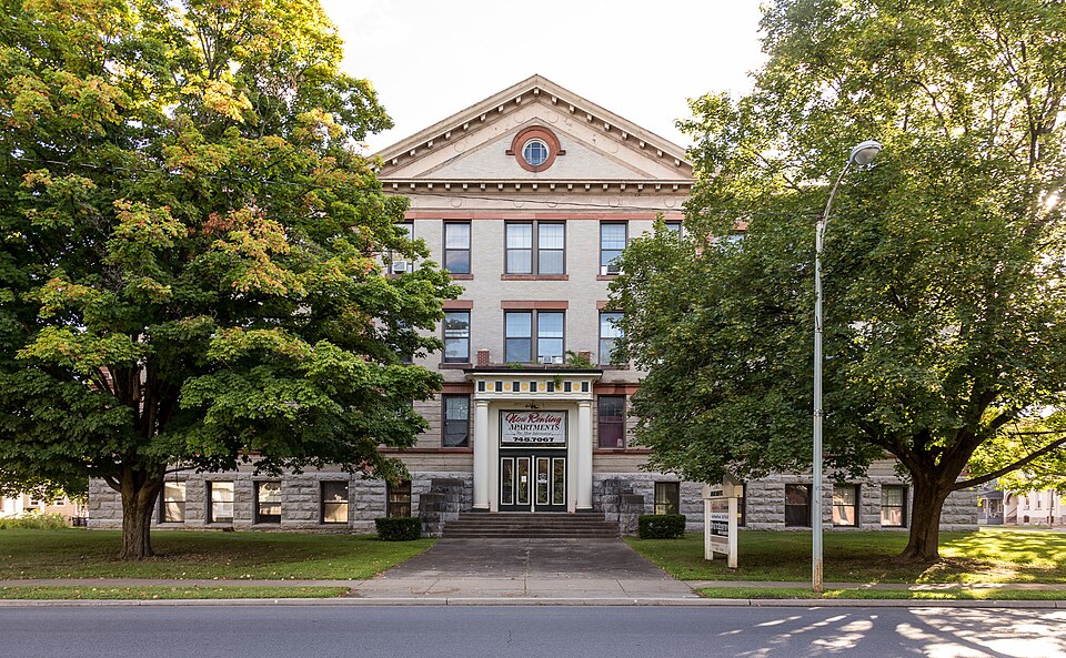 Photograph of Old Glens Falls High School