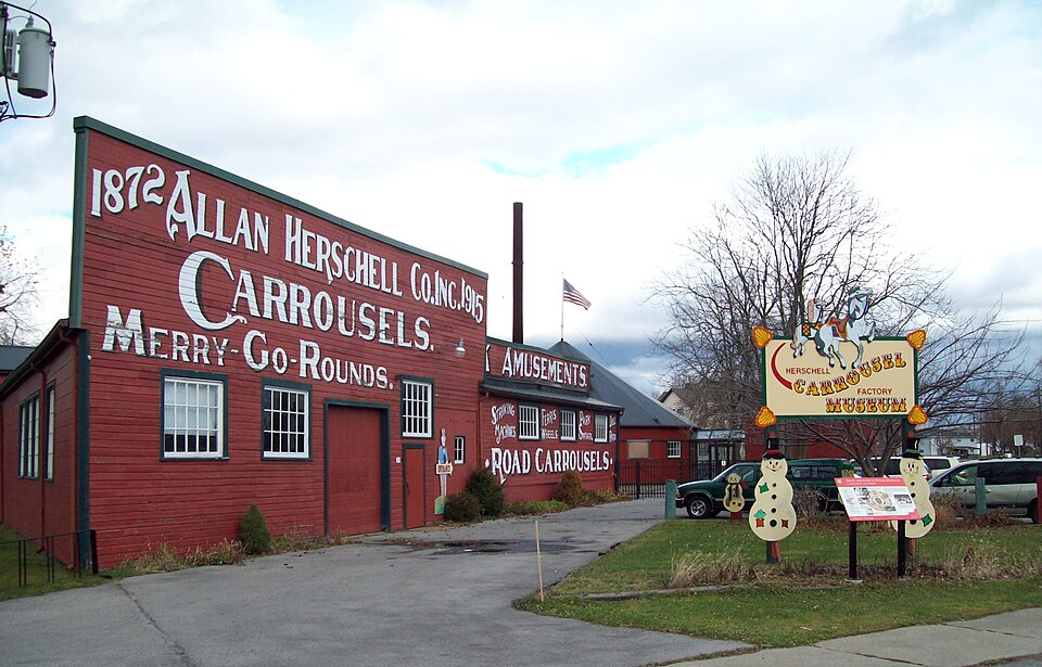Photograph of Herschell Carrousel Factory Museum