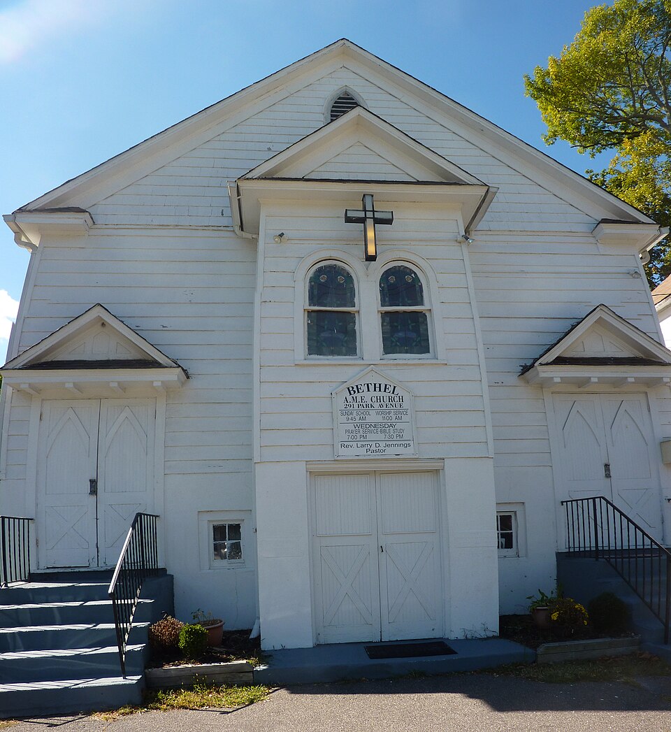 Photograph of Bethel AME Church and Manse