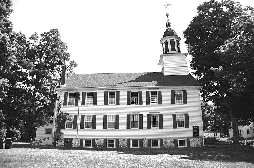 Photograph of St. Paul's Lutheran Church, Parsonage and Cemetery