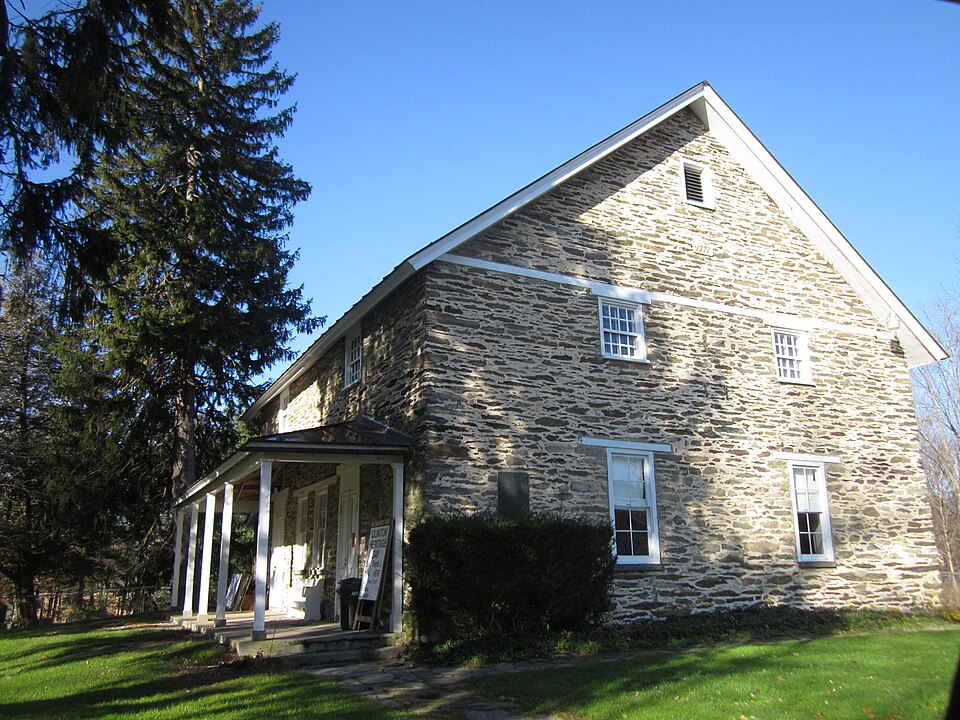 Photograph of Creek Meeting House and Friends' Cemetery