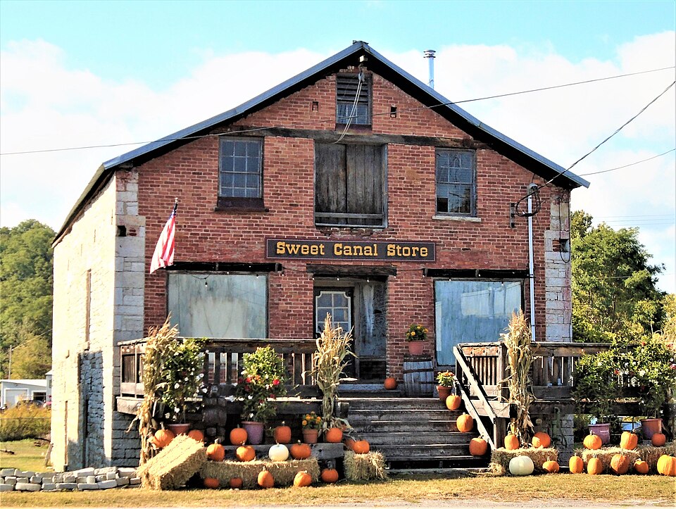Photograph of Samuel Sweet Canal Store