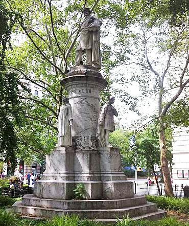 Photograph of Giuseppe Verdi Monument