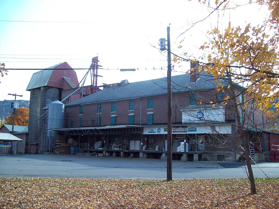 Photograph of M. J. Ward Feed Mill Complex