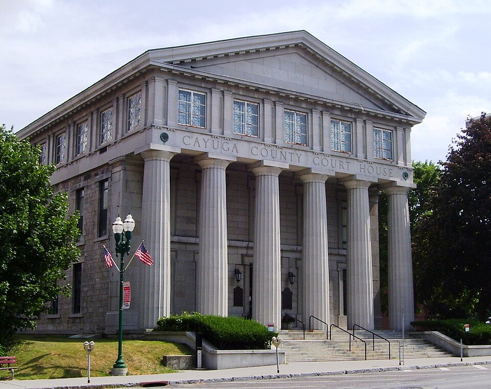 Photograph of Cayuga County Courthouse and Clerk's Office