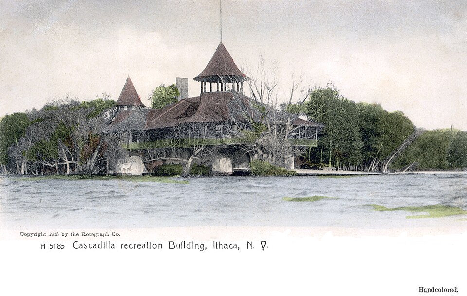 Photograph of Cascadilla School Boathouse