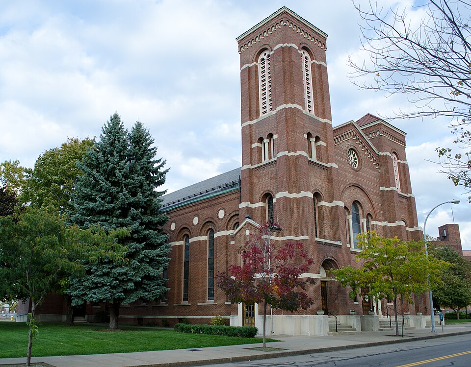 Photograph of German United Evangelical Church Complex