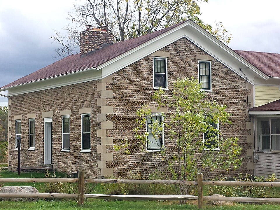 Photograph of Bates Cobblestone Farmhouse