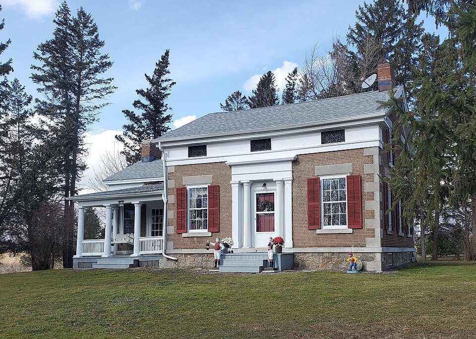 Photograph of William Nichols Cobblestone Farmhouse