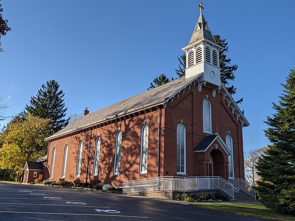 Photograph of St. Bridget's Roman Catholic Church Complex