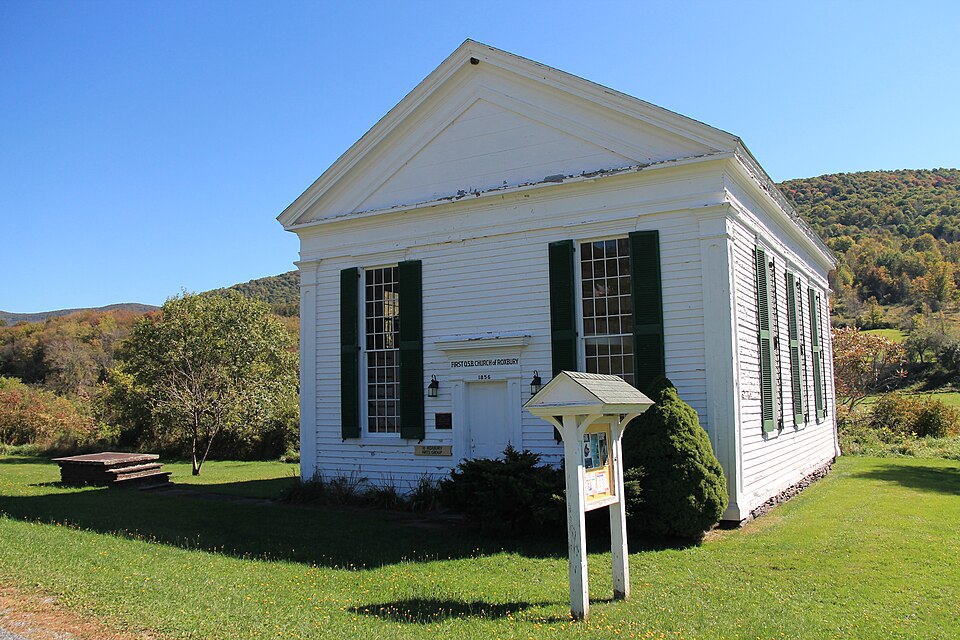 Photograph of First Old School Baptist Church of Roxbury and Vega Cemetery
