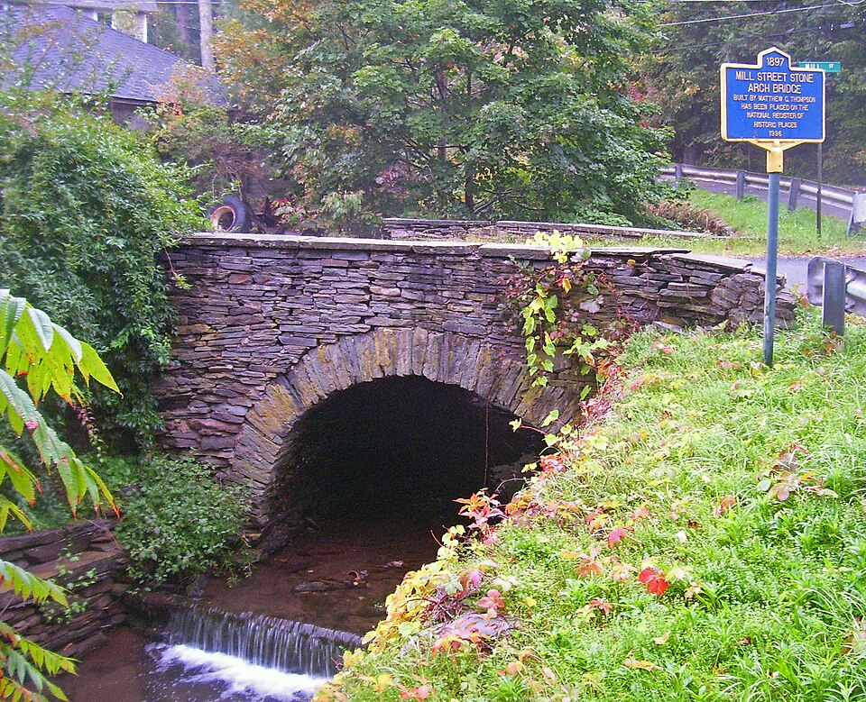 Photograph of Mill Street Stone Arch Bridge